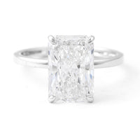 4.00 Carats Lab Grown Diamond 14K Gold Ring