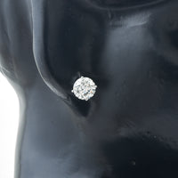 3.18 Carats Lab Grown Diamond 14K Gold Earrings