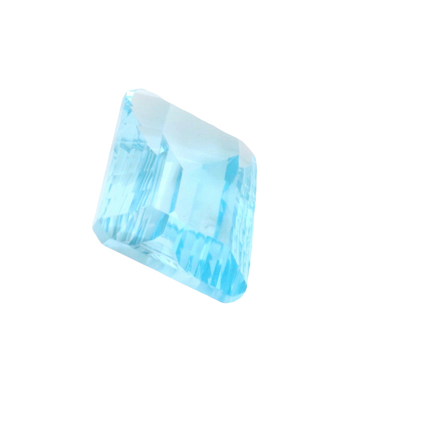 36.72 Blue Topaz Octagon Gemstone