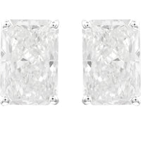 4.03 Carats Lab Grown Diamond 14K Gold Earrings