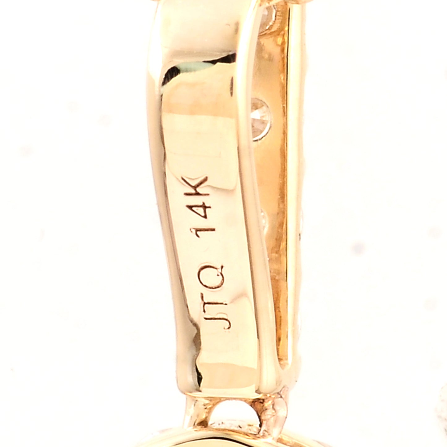 1.97 Carats Lab Grown Diamond 14K Gold Pendant