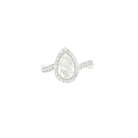 1.52 Carats Lab Grown Diamond 14K Gold Ring