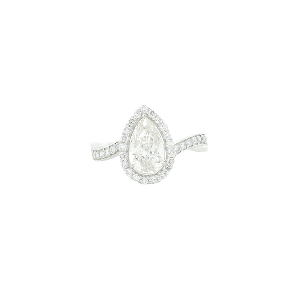 1.52 Carats Lab Grown Diamond 14K Gold Ring