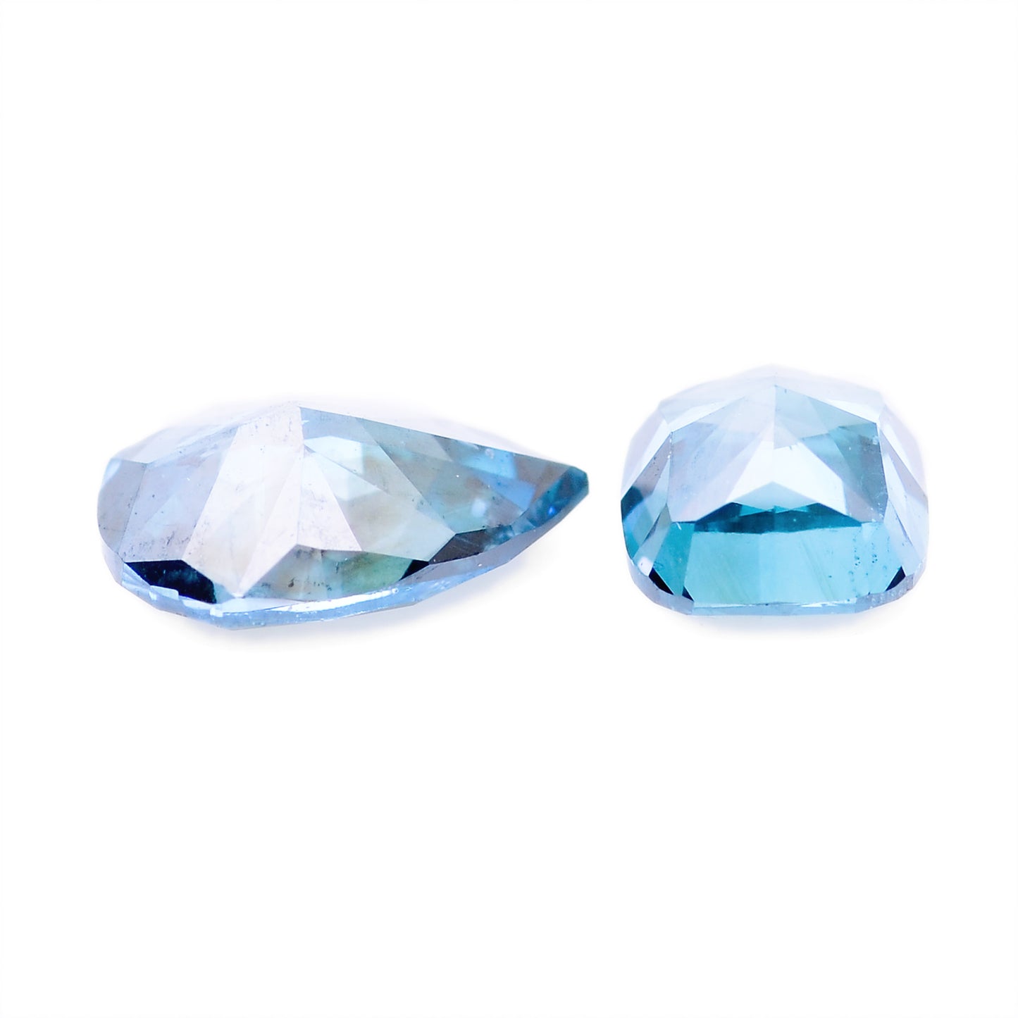 0.7 Blue Diamond Cushion, Pear Loose Diamond