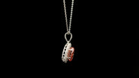 2.51 Carats Pink Lab Grown Diamond 14K Gold Pendant