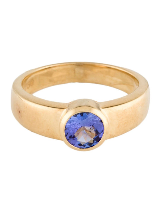 18K Tanzanite Band