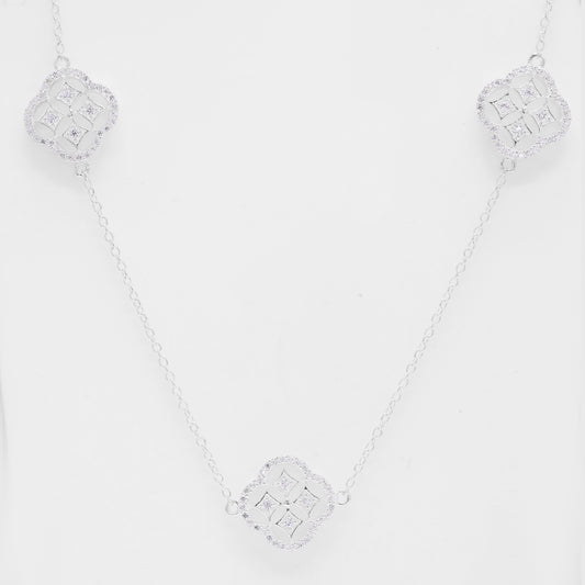1.10 Ct Round Cubic Zirconia 925 Silver Pendant