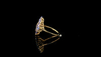 2.54 Ct Pear Tanzanite 14K Gold Ring