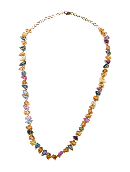 14K Sapphire Necklace