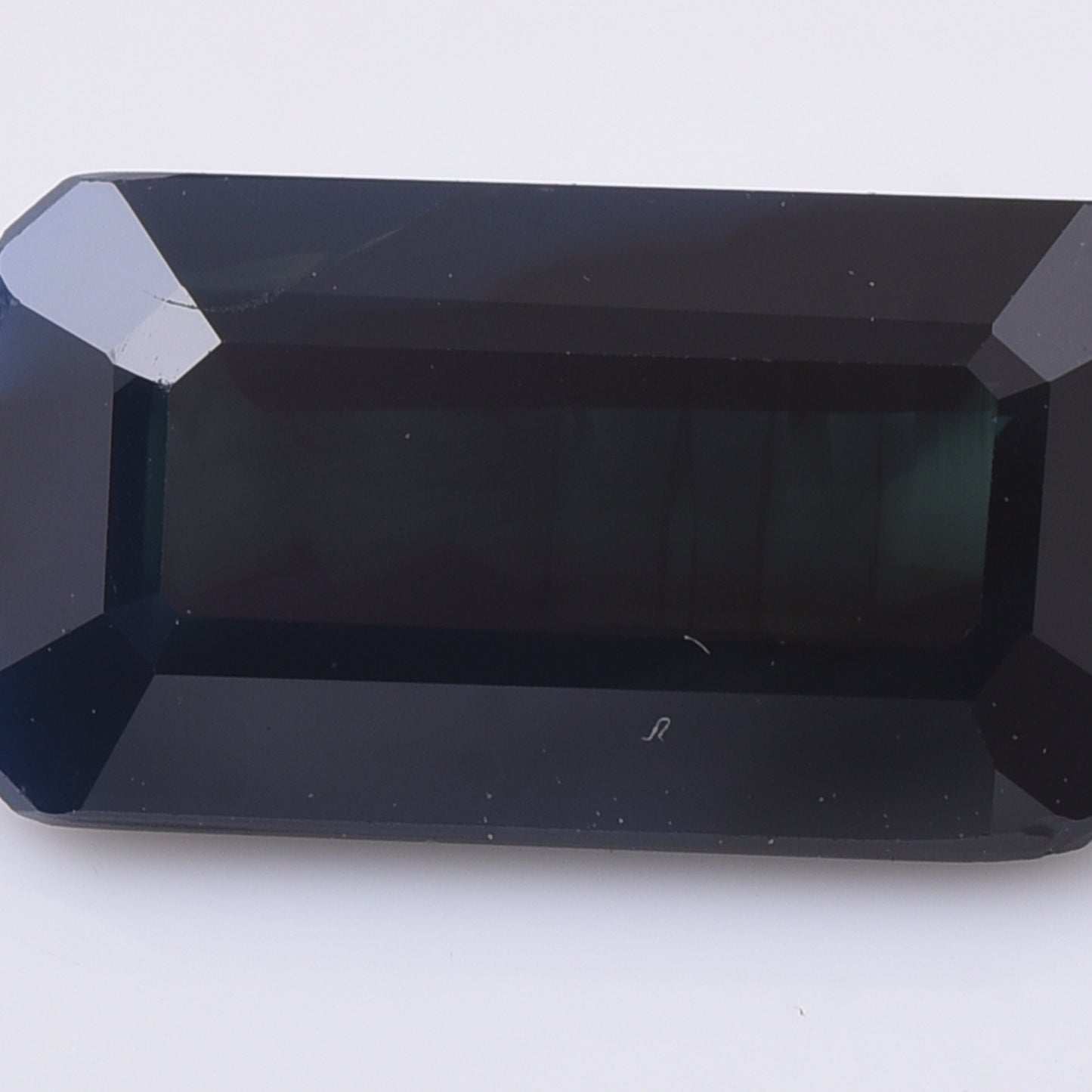 3.34 Natural Corundum Sapphire Emerald Cut Gemstone