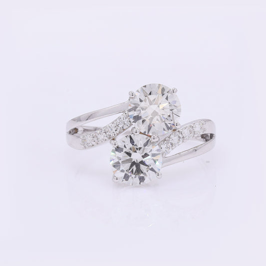 2.38 Carats Lab Grown Diamond 14K Gold Ring