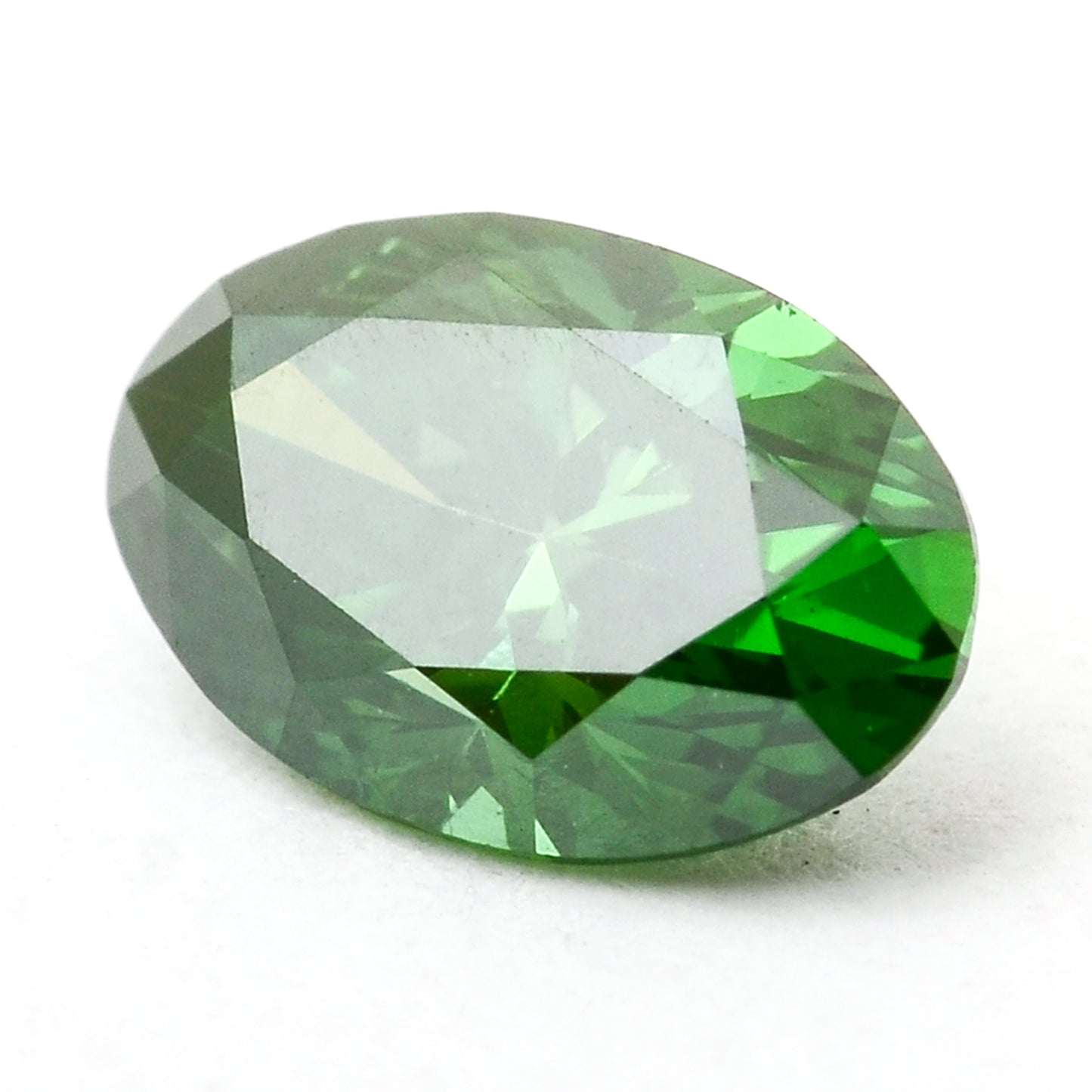 0.36 Green Diamond Oval Loose Diamond