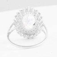 4.05 Carats Lab Grown Diamond 14K Gold Ring