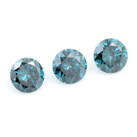 0.55 Blue Diamond Round Loose Gemstone