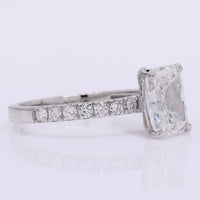 2.29 Carats Lab Grown Diamond 950 Platinum Ring
