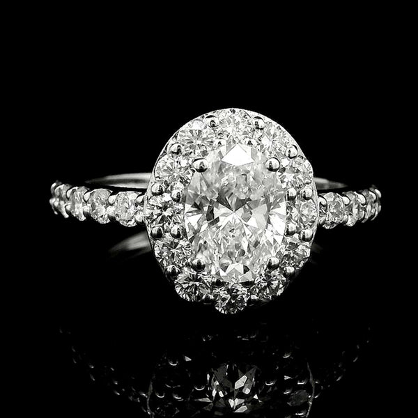 2.24 Carats Lab Grown Diamond 14K Gold Ring