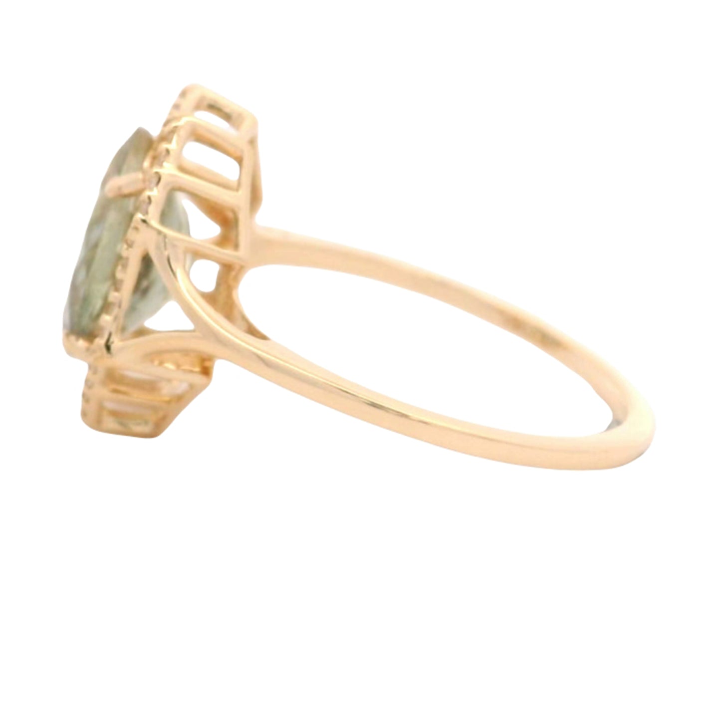 1.93 Ct Oval Oregon Sunstone 14K Gold Ring
