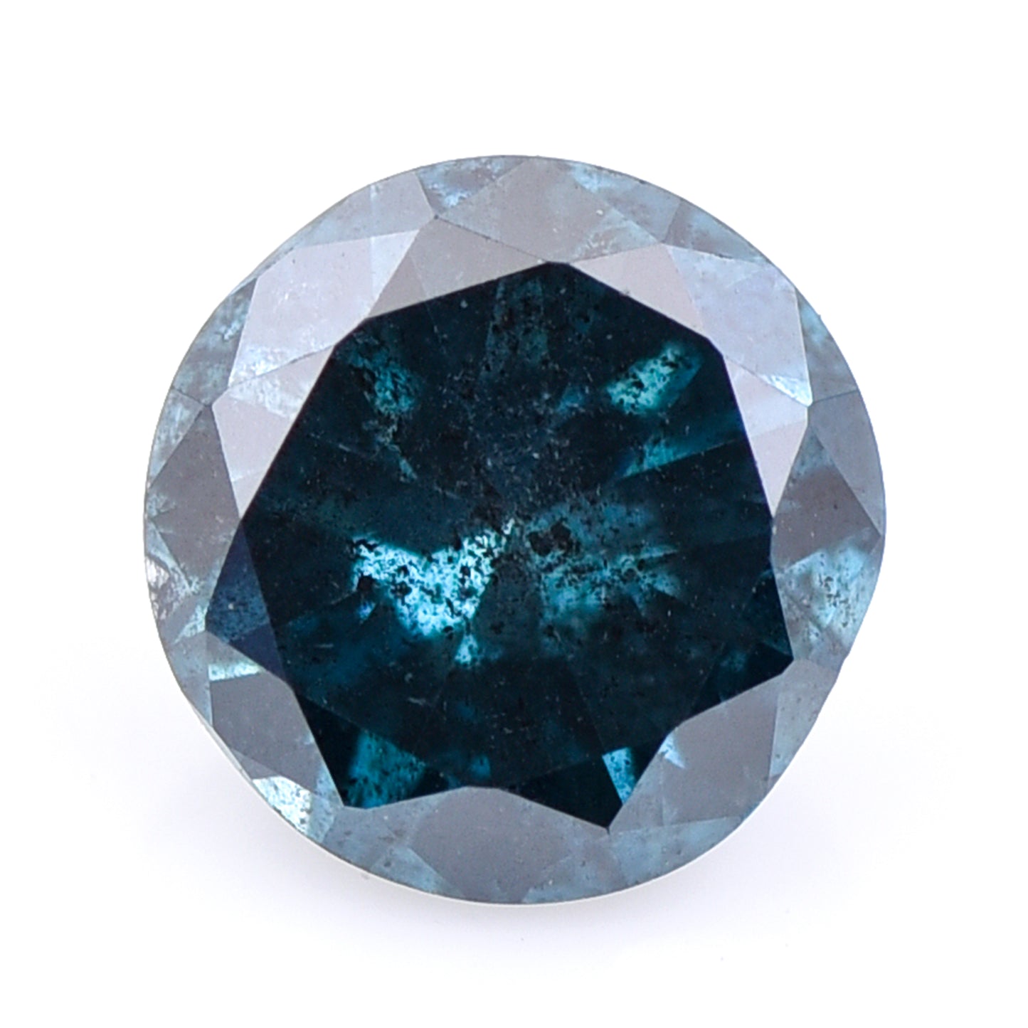 0.28 Blue Diamond Round Loose Diamond