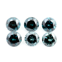0.54 Blue Diamond Round Loose Gemstone