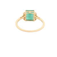 2.03 Ct Octagon Emerald 14K Gold Ring