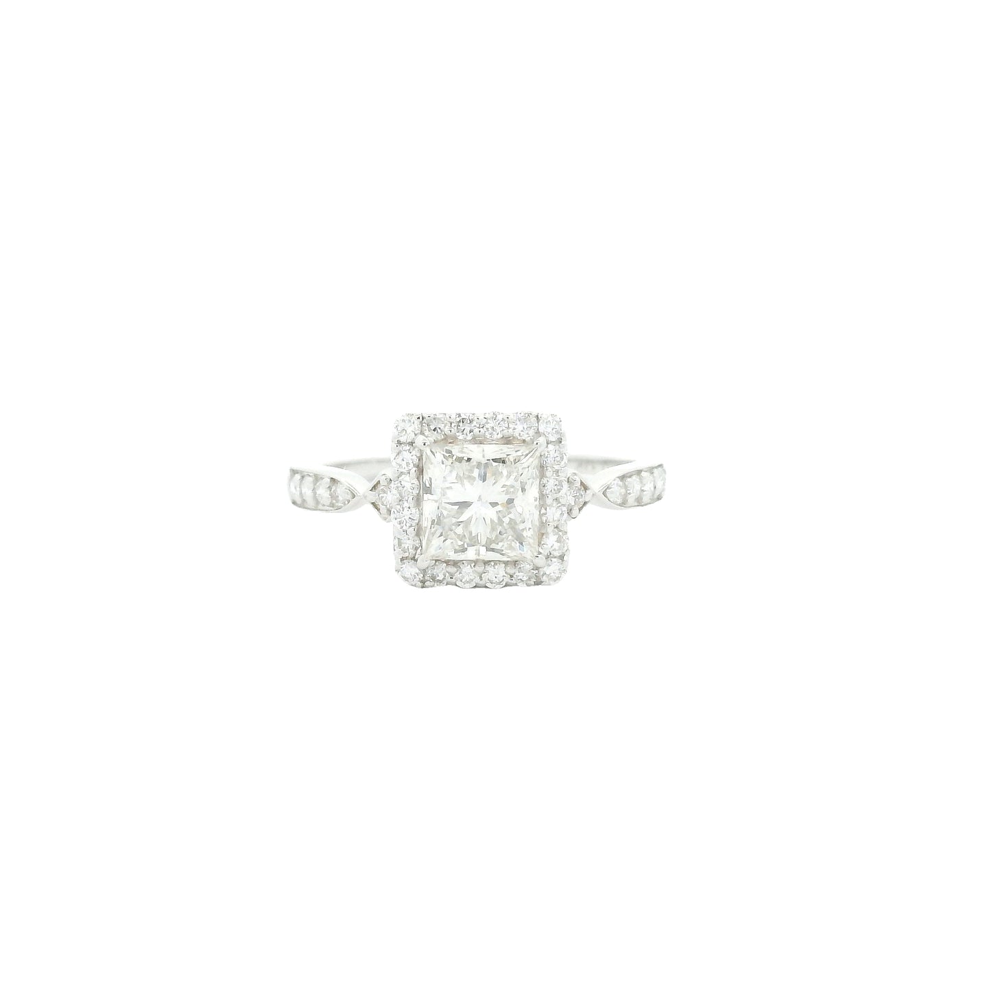 1.43 Carats Lab Grown Diamond 14K Gold Ring