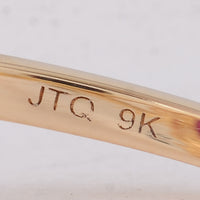 1.37 Ct Oval Ruby 9K Gold Ring