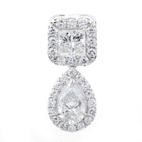 3.07 Carats Lab Grown Diamond 14K Gold Pendant