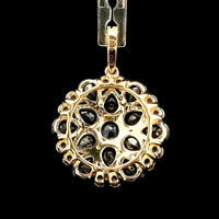 3.84 Ct Pear Sapphire 14K Gold Pendant