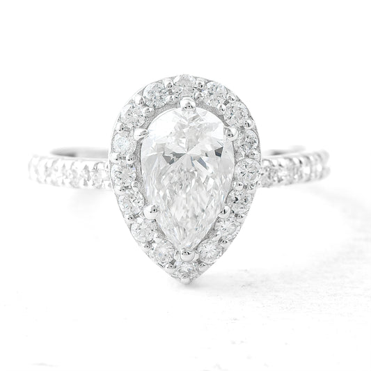 2.15 Carats Lab Grown Diamond 14K Gold Ring