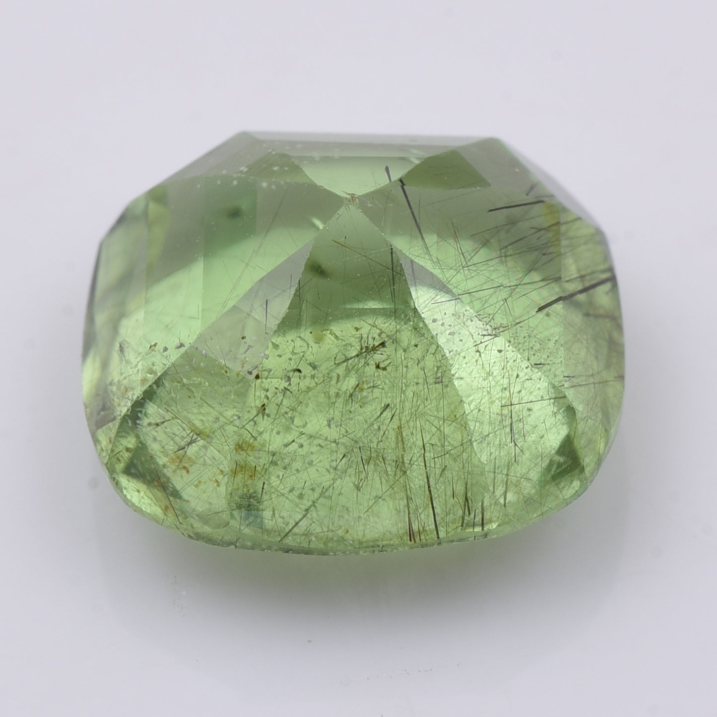 10.5 Natural Peridot Cushion Mixed Cut Gemstone