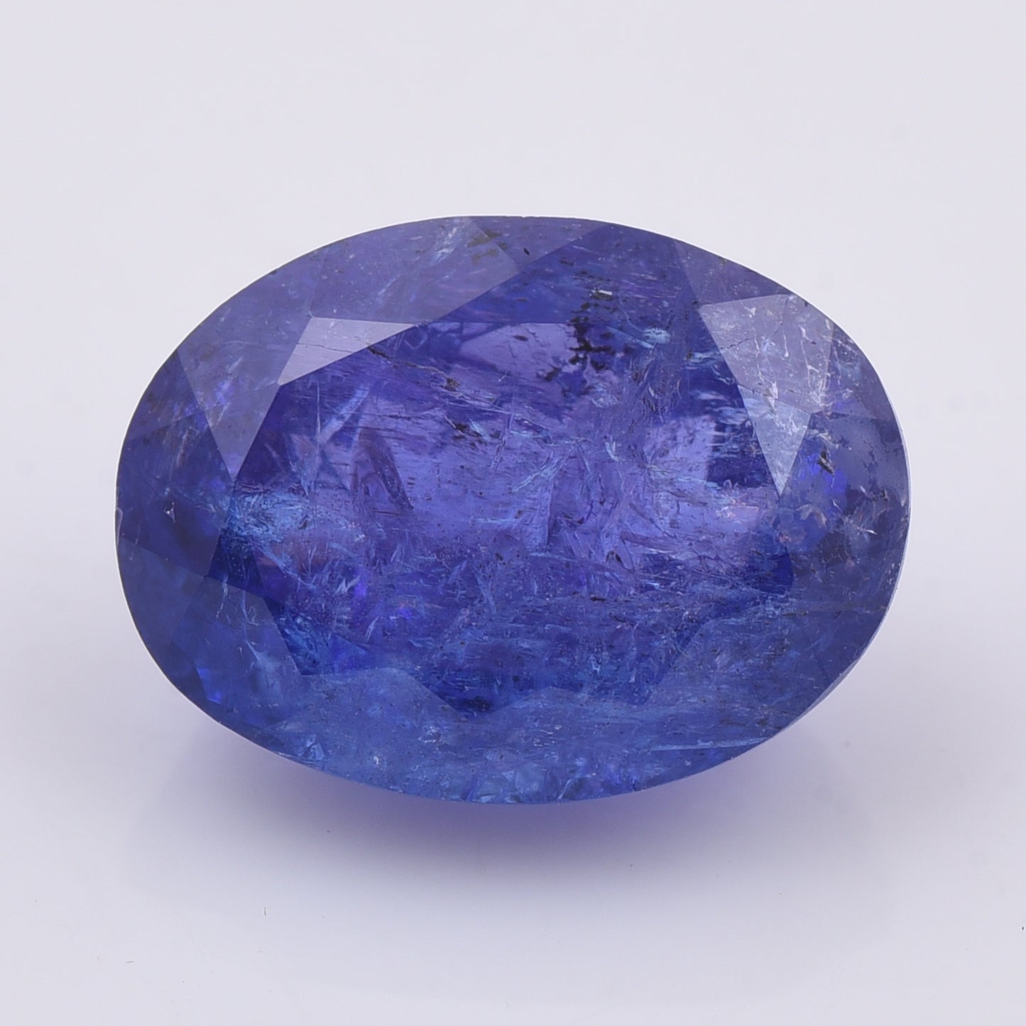 5.97 Natural Zoisite Tanzanite Oval Mixed Cut Gemstone