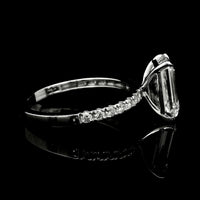 3.18 Carats Lab Grown Diamond 14K Gold Ring