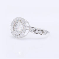 2.75 Carats Lab Grown Diamond 14K Gold Ring