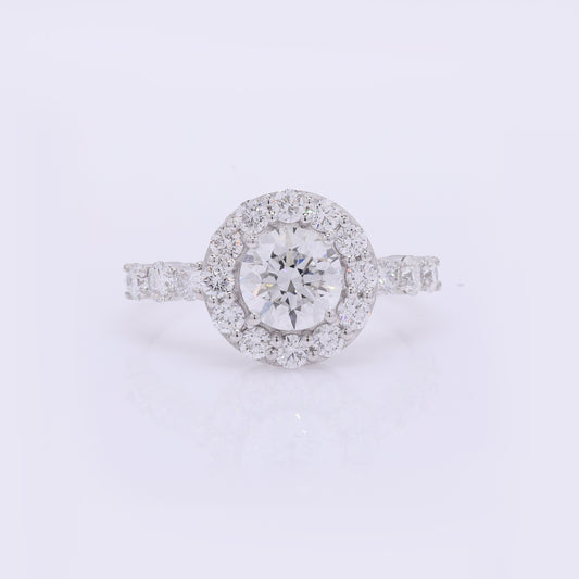 2.02 Carats Lab Grown Diamond 14K Gold Ring