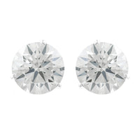 4.15 Carats Lab Grown Diamond 14K Gold Earrings
