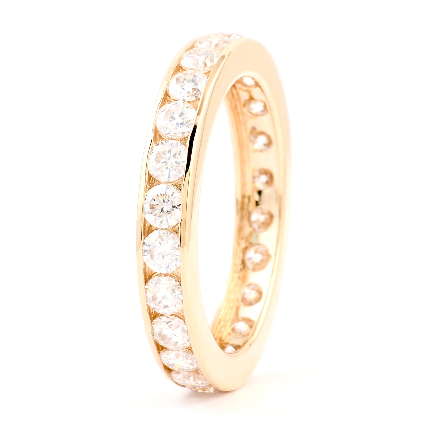 2.69 Carat Moissanite 14K Gold Ring