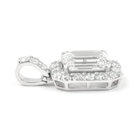 2.56 Carats Lab Grown Diamond 14K Gold Pendant