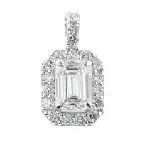 2.56 Carats Lab Grown Diamond 14K Gold Pendant