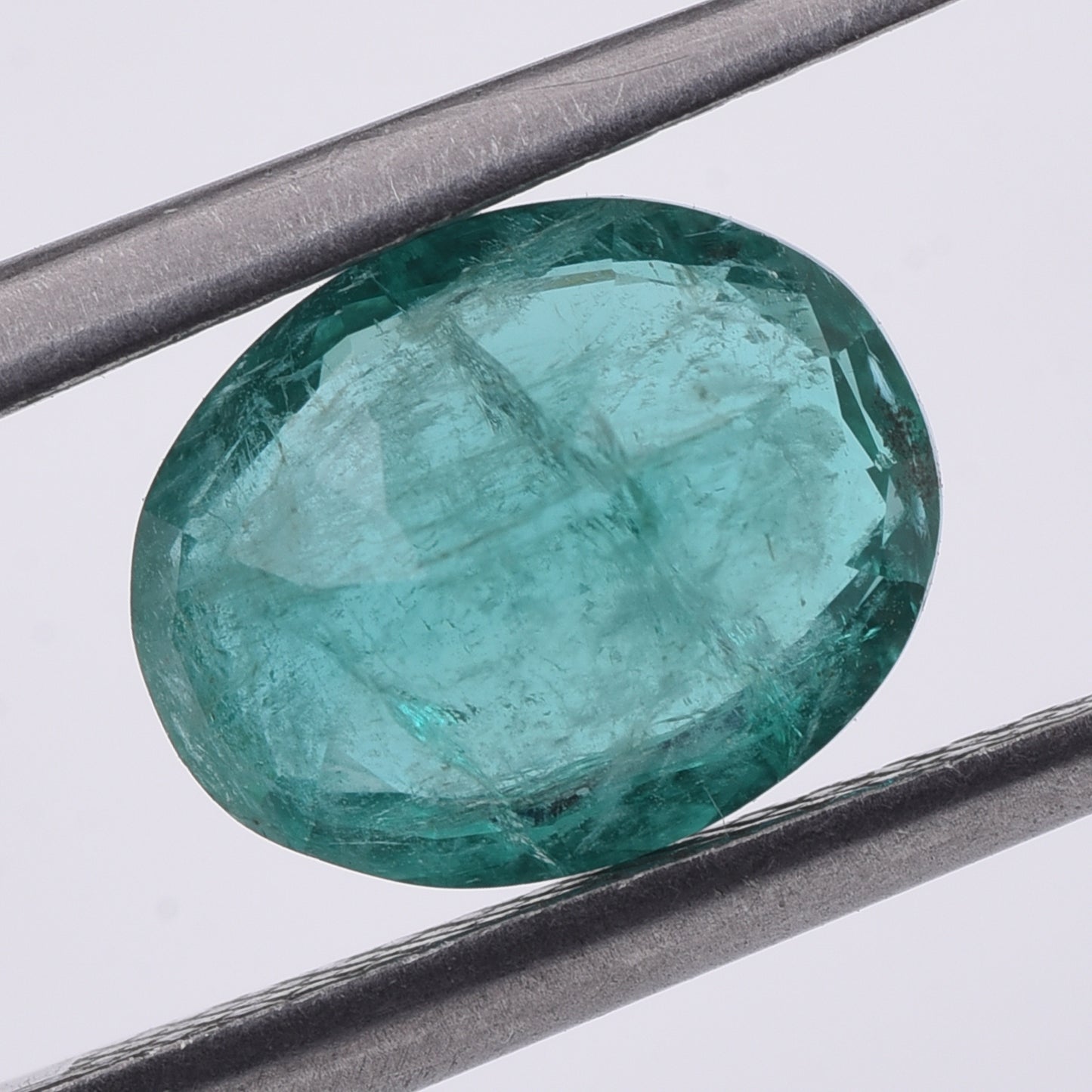 2.15 Natural Beryl Emerald Oval Mixed Cut Gemstone