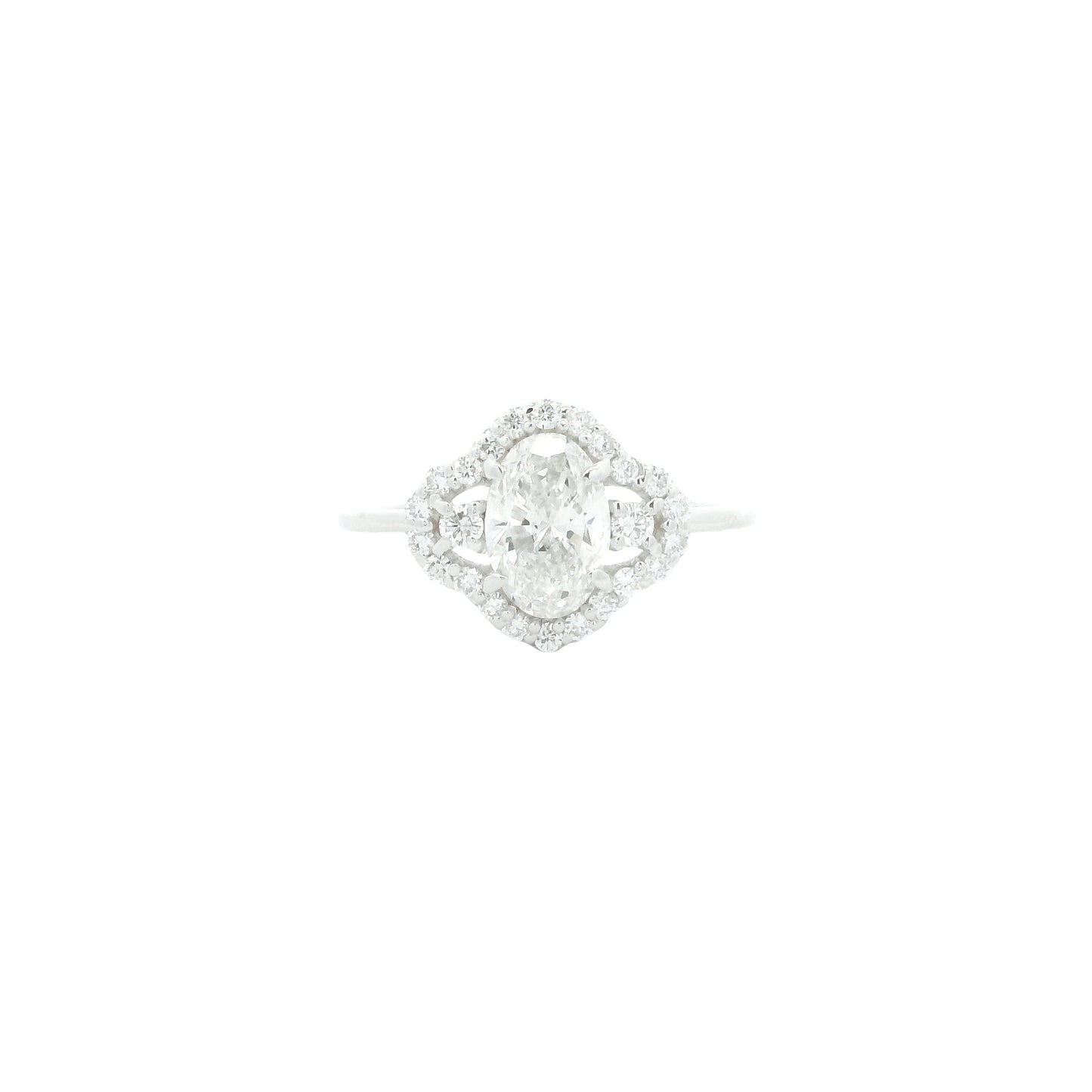 1.30 Carats Lab Grown Diamond 14K Gold Ring