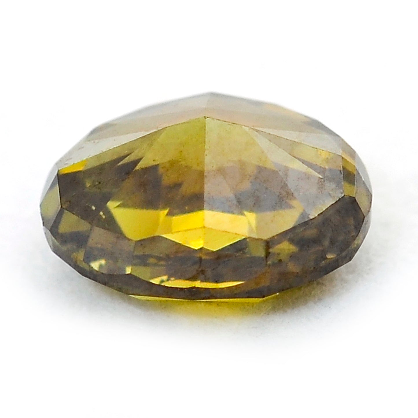 0.43 Green Diamond Oval Loose Diamond