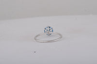 1.05 Carats Blue Lab Grown Diamond 14K Gold Ring