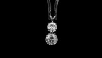 4.80 Ct Round Lab Grown Diamond 14K Gold Pendant
