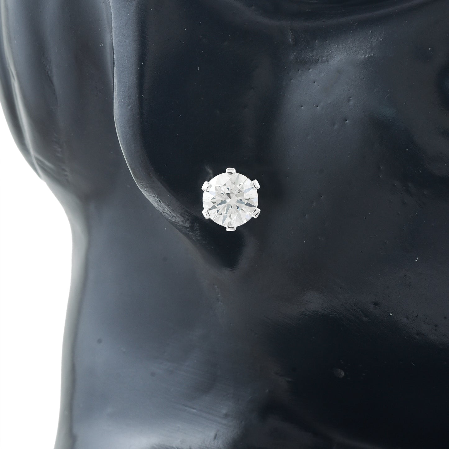 3.14 Carats Lab Grown Diamond 14K Gold Earrings