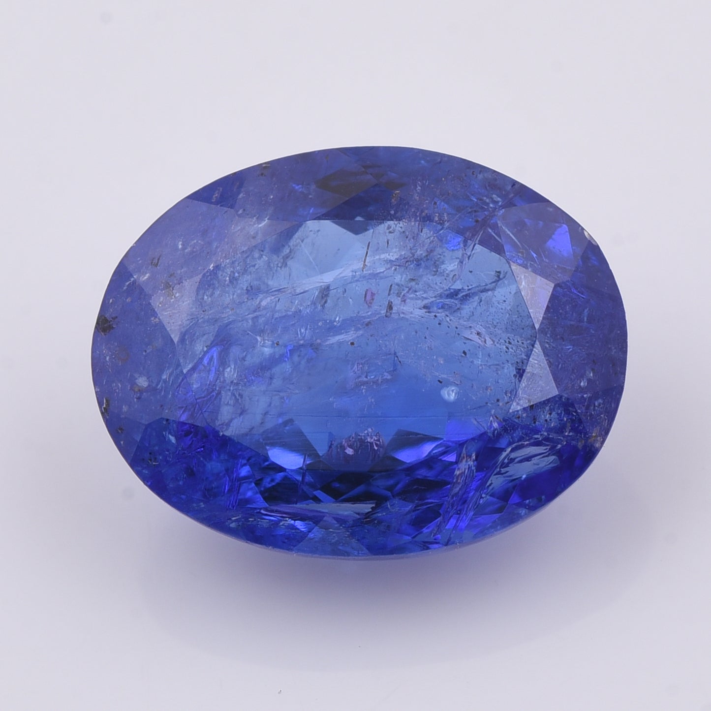 5.28 Natural Zoisite Tanzanite Oval Mixed Cut Gemstone