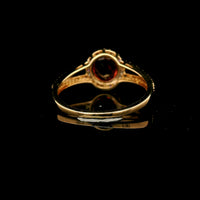 1.36 Ct Oval Mixed Cut Natural Spinel 14K Gold Ring