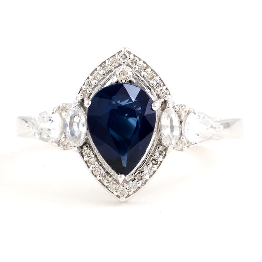 2.70 Carats Sapphire 14K Gold Ring