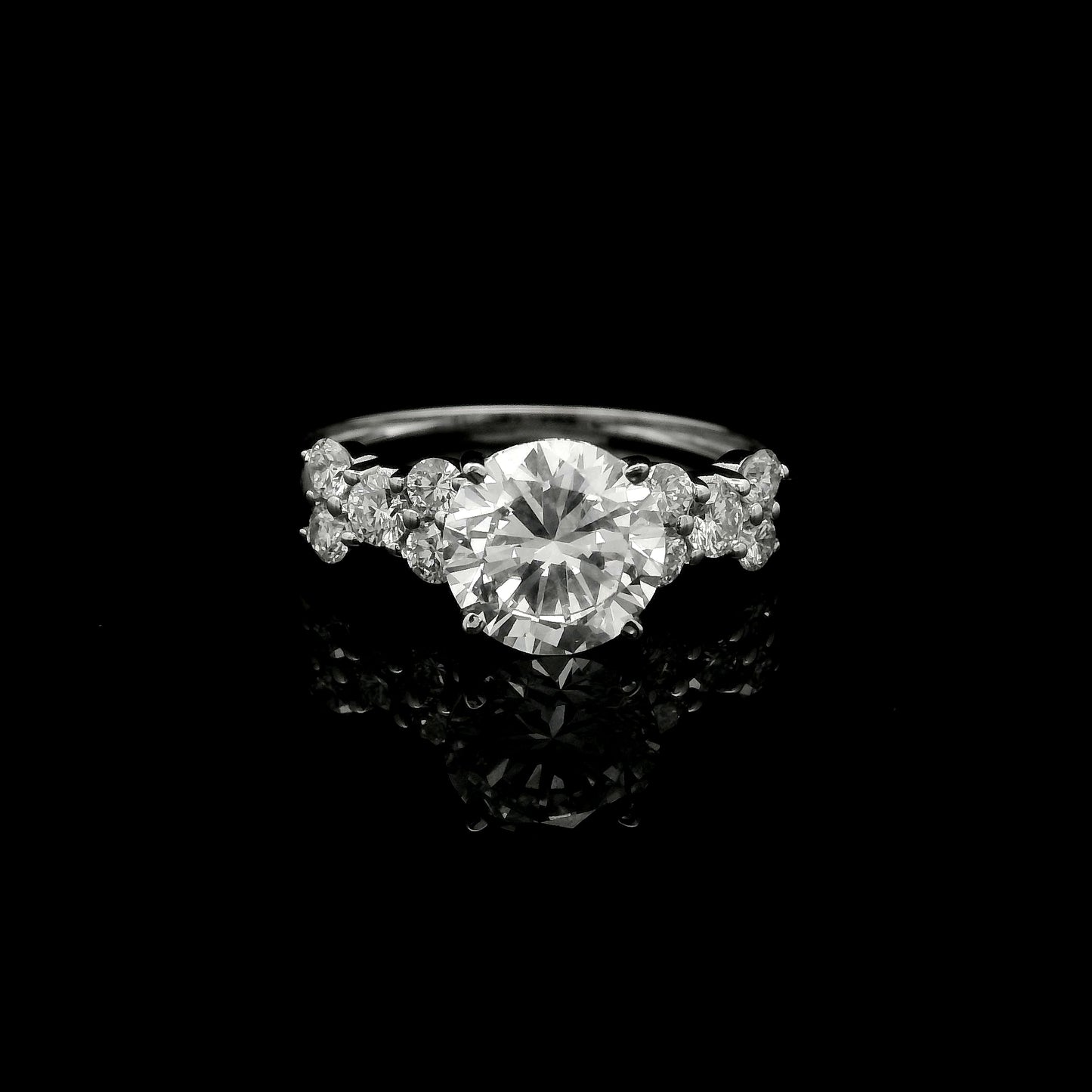 1.96 Ct Round Lab Grown Diamond 14K Gold Ring