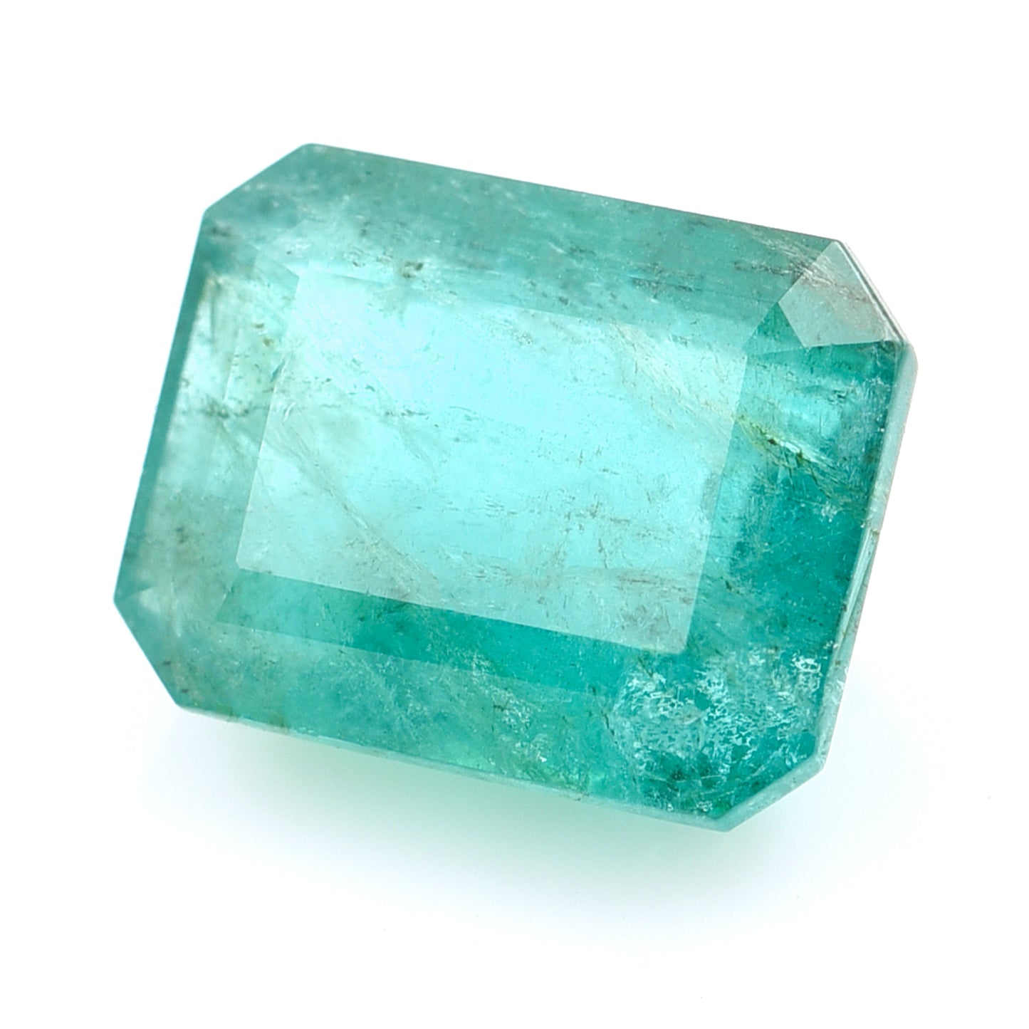 3.39 Natural Beryl Emerald Emerald Cut Gemstone