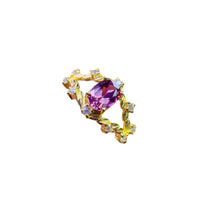 Garnet 925 Sterling Silver Ring